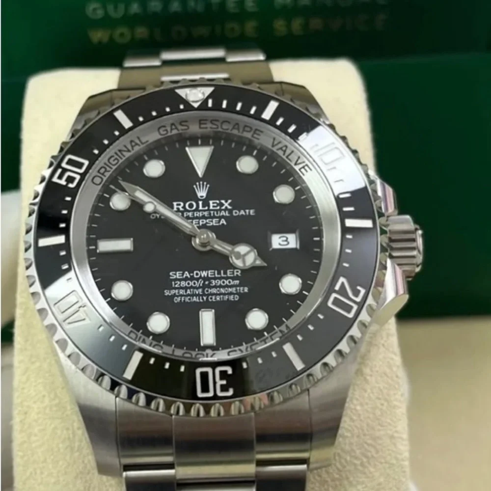 Rolex Sea-Dweller Deepsea 44 Watch - Black Dial (Ref# 126660)